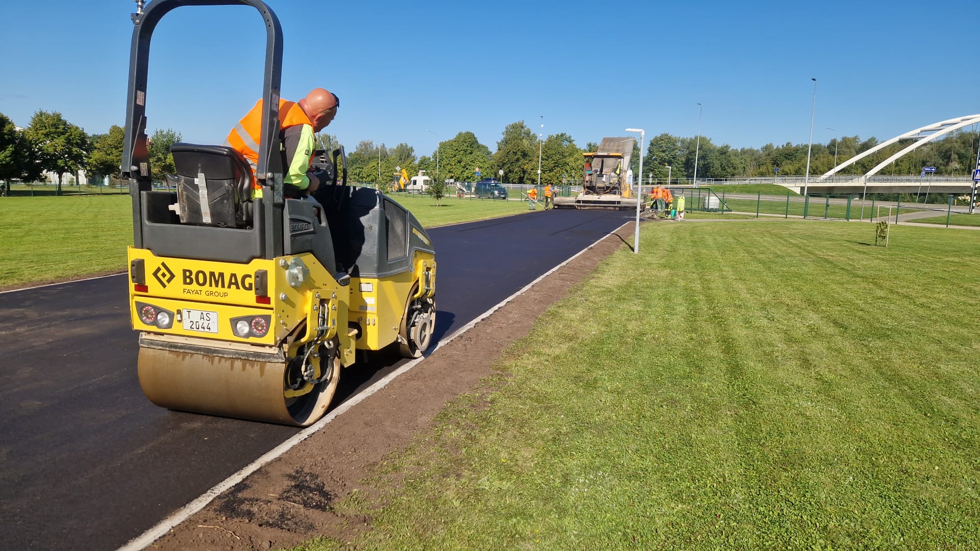 BIMARKS work week: asphalt in Ādaži and Riga — 2